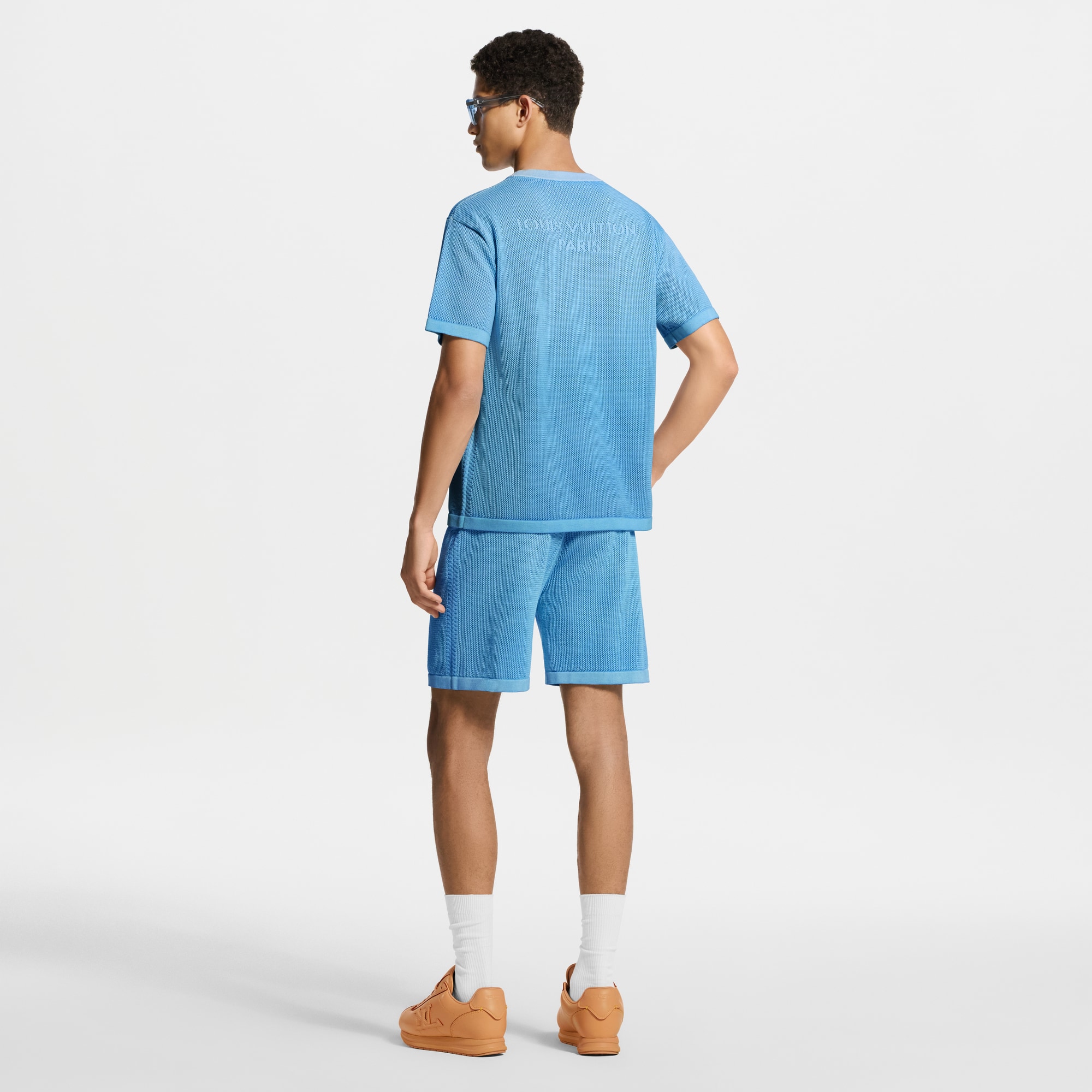 Sun-Bleached Short-Sleeved Crewneck - Men - Ready-to-Wear | LOUIS